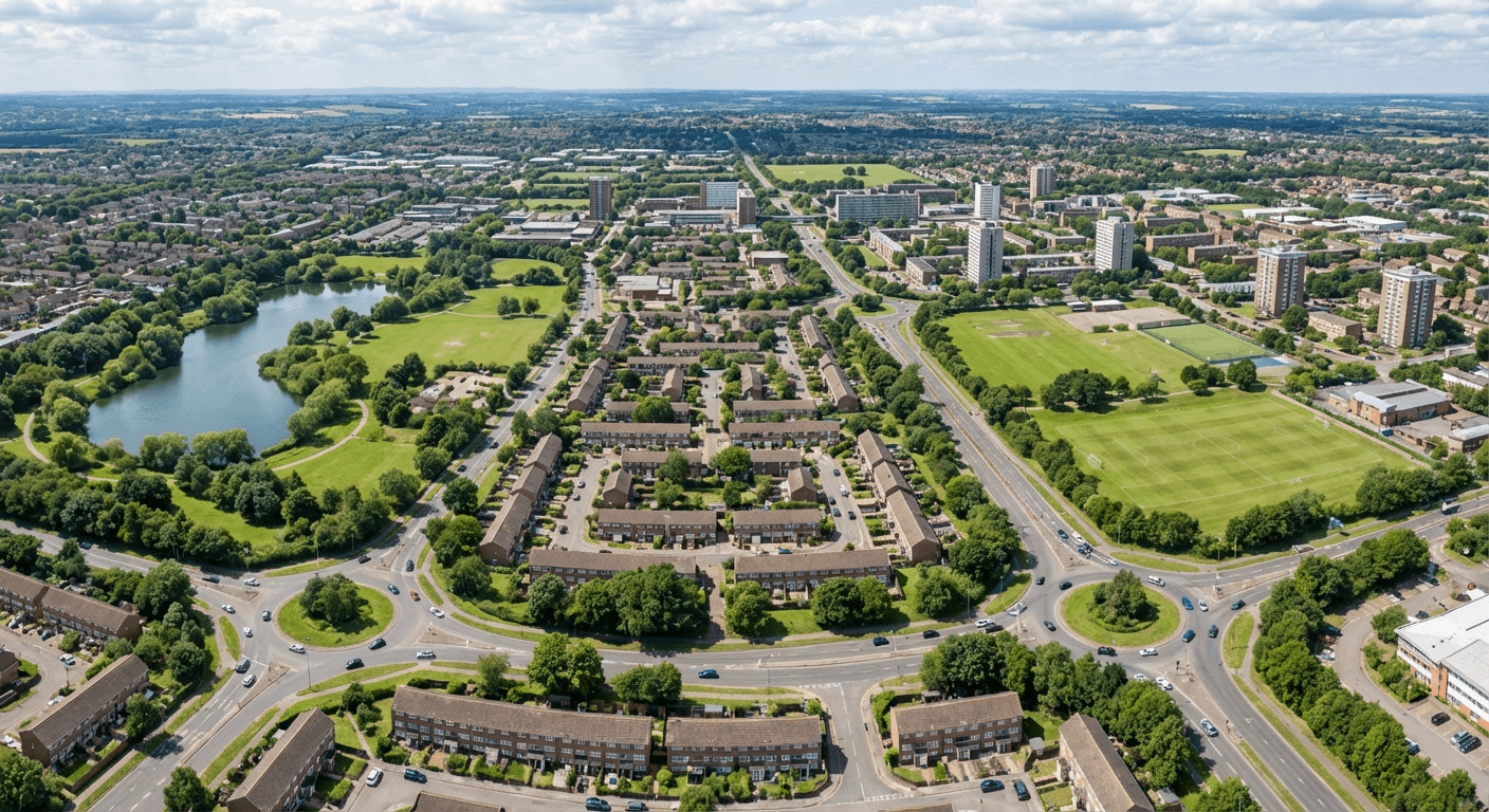 Basildon Aerial View